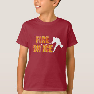 Hockey Fire On Ice T-Shirt
