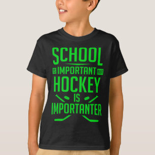 Hockey  For Boys 8-12 Ice Hockey Player  T-Shirt