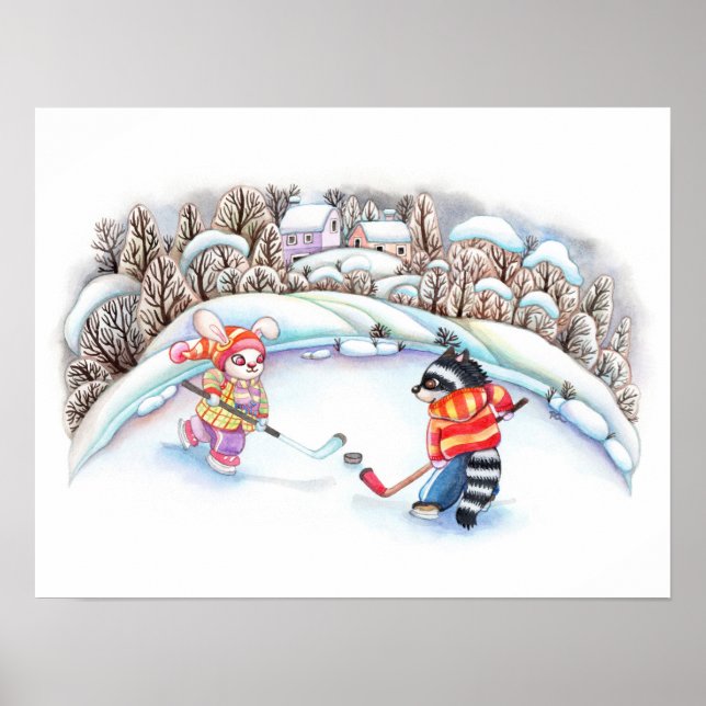 Hockey Fun Poster (Front)