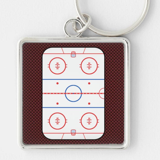 Hockey Game Companion Autograph Ready Key Ring (Front)