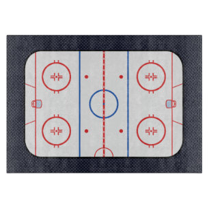 Hockey Game Companion Carbon Fibre Style Cutting Board