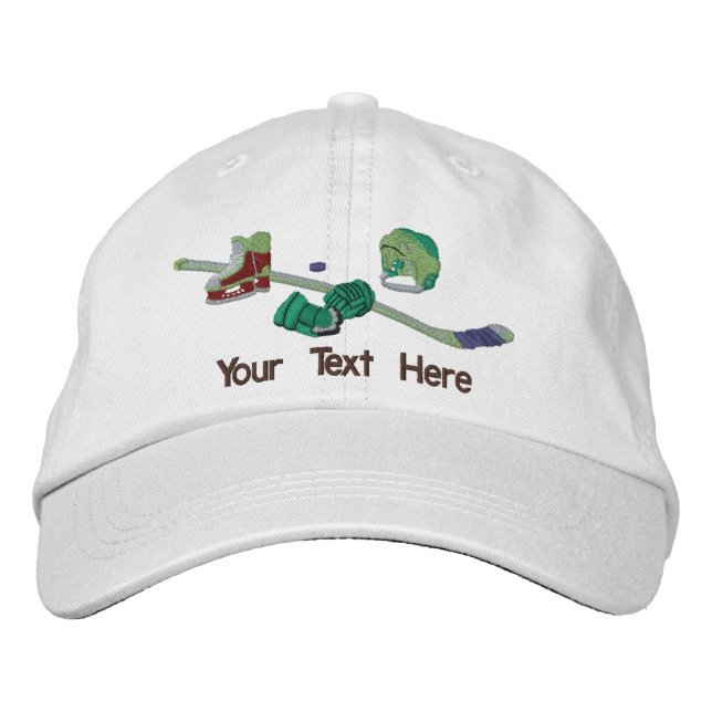 Hockey Gear - Customise Embroidered Hat (Front)