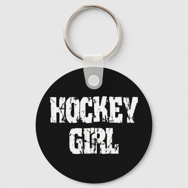 Hockey Girl Hockey Girls Key Ring (Front)