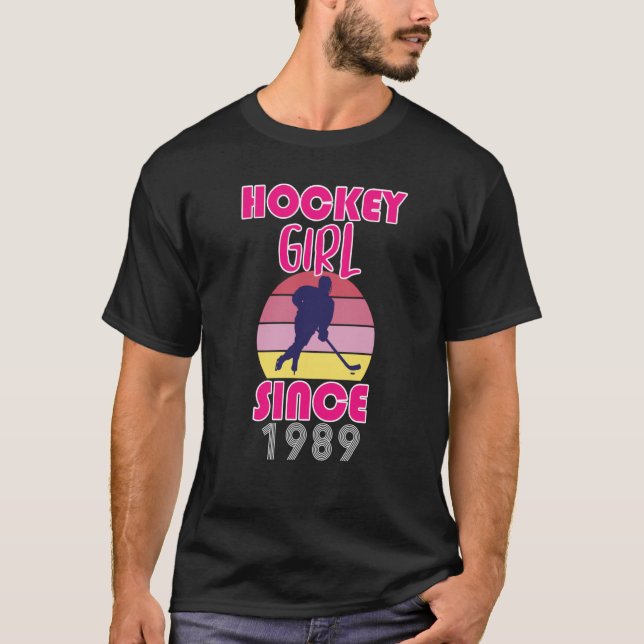 Hockey girl since 1989 T-Shirt (Front)