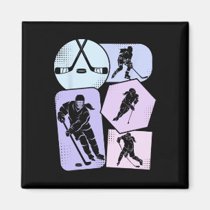 Hockey Girls Ice Hockey Kids Youth Magnet