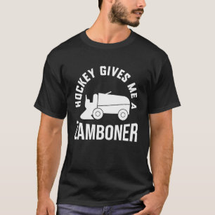 Hockey Gives Me A Zamboner Boys Youth Hockey Men T-Shirt