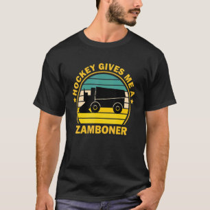 Hockey Gives Me A Zamboner Ice Hockey Player Men T-Shirt