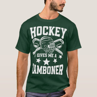 Hockey gives me a Zamboner vintage sports gift T-Shirt