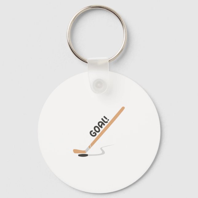 Hockey Goal Key Ring (Front)