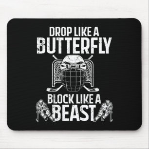 Hockey Goalie Art For Men Women Ice Hockey Lovers Mouse Pad