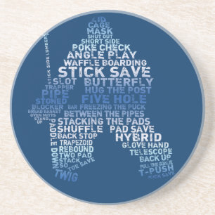 Hockey Goalie Coaster