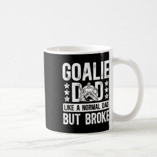 Hockey Goalie Dad Definition Dad Of A Hockey Keepe Coffee Mug