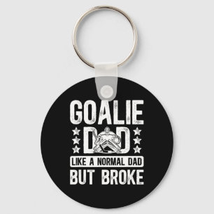 Hockey Goalie Dad Definition Dad Of A Hockey Keepe Key Ring