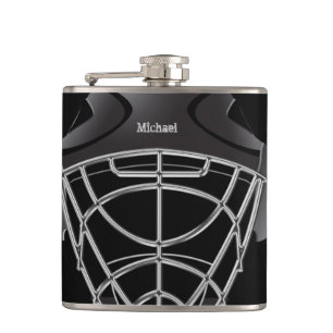 Hockey Goalie Helmet Flask
