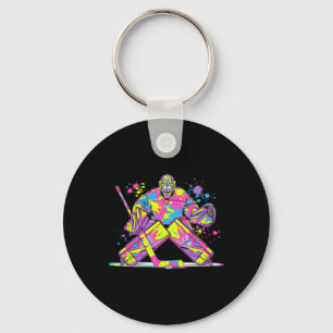 Hockey Goalie Ice Hockey Goalkeeper Hockey Lovers Key Ring