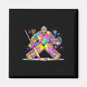 Hockey Goalie Ice Hockey Goalkeeper Hockey Lovers Magnet