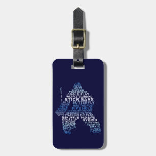 Hockey Goalie Luggage Tag