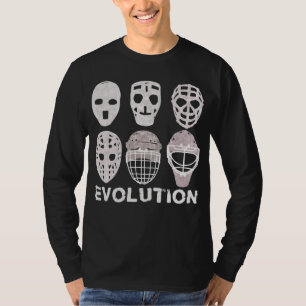 Hockey Goalie Mask Evolution Men's Tee