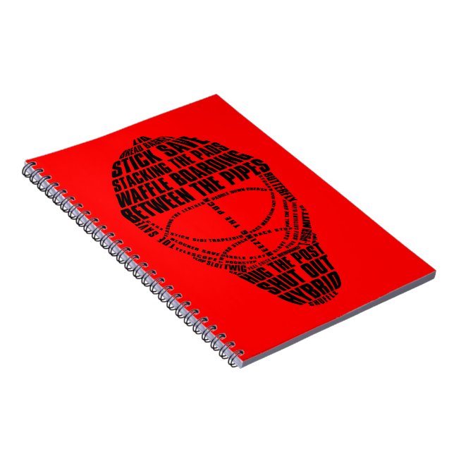 Hockey Goalie Mask Notebook (Right Side)