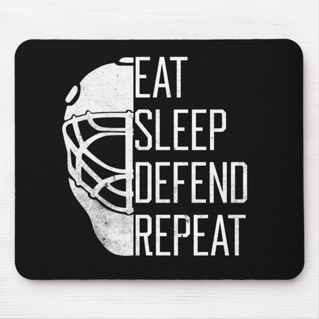 Hockey Goalie Mouse Pad (Front)