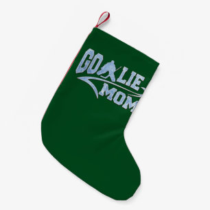 Hockey Goalie Mum Athletic Tail Small Christmas Stocking