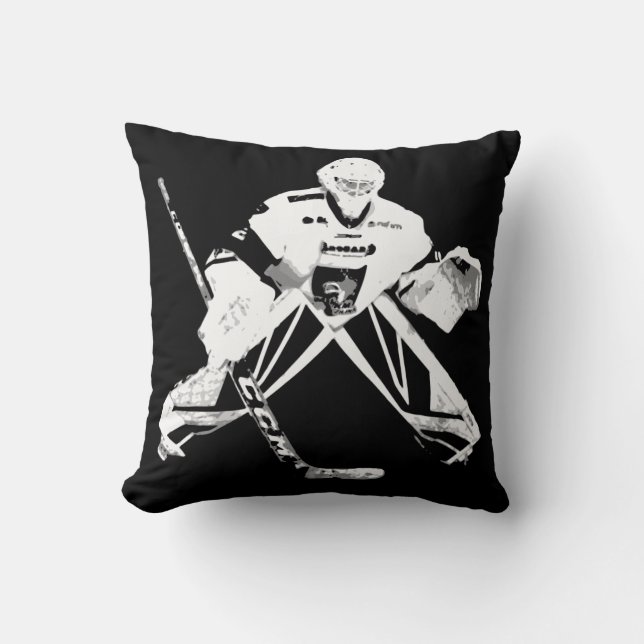 Hockey Goalie Pillow - Change Colour to Team Colou (Front)