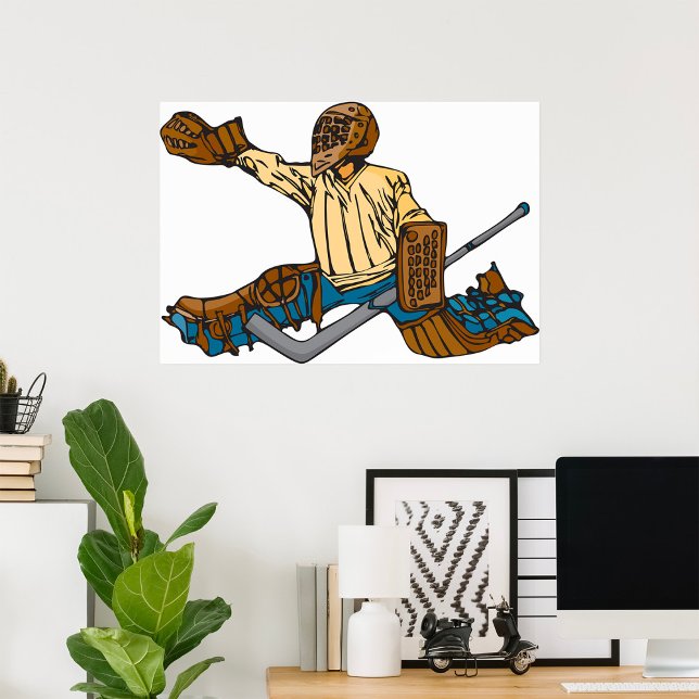 Hockey Goalie Poster (Creator Uploaded)