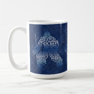 Hockey Goalie Text Art Mug
