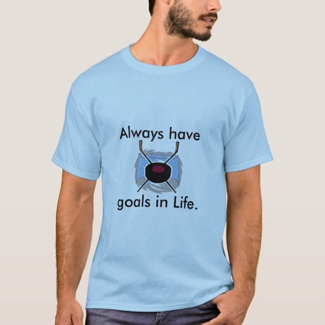Hockey Goals T-Shirt (Front)