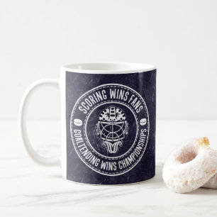 Hockey Goaltending Wins Championships Coffee Mug