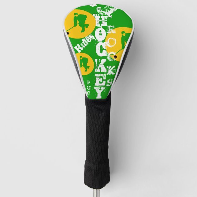 Hockey Golf Head Cover (Front)