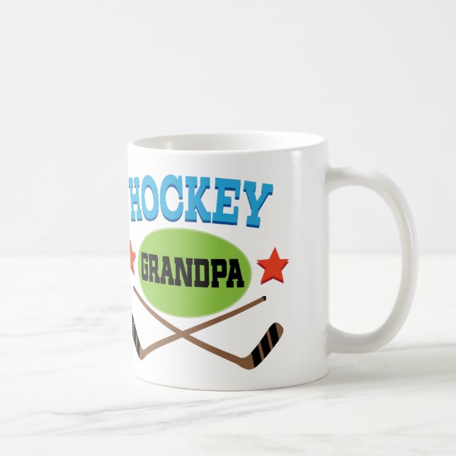 Hockey Grandpa Coffee Mug (Right)