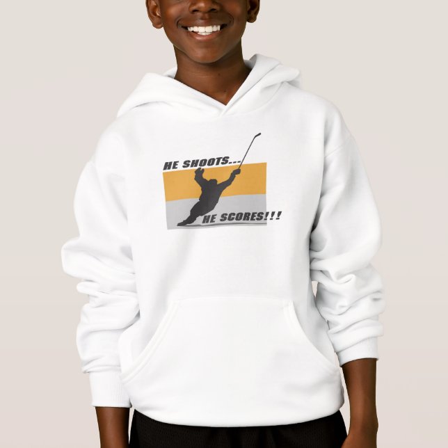 Hockey: He shoots...he scores! (Front)