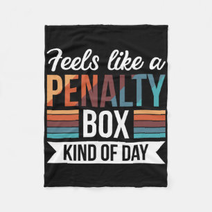 Hockey Hockey Fan Goalkeeper Feels Like A Penalty Fleece Blanket