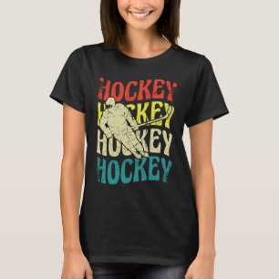 Hockey Hockey Hockey Funny Ice Hockey Frisbee Love T-Shirt