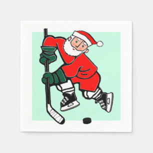 Hockey Holidays Napkin