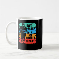 Hockey Ice Hockey Eat Sleep Repeat Hockey Player P