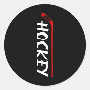 Hockey  Ice Hockey Player Gift  8 Classic Round Sticker