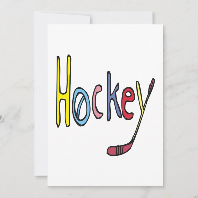 Hockey Invitation (Front)
