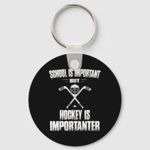 Hockey Is Importanter Gifts S For Boys And Men  Key Ring