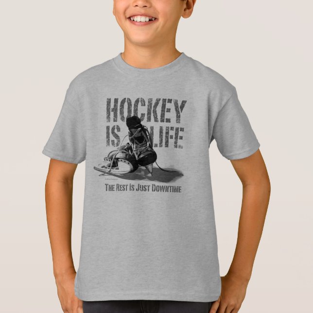 Hockey Is Life T-Shirt (Front)