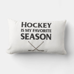 Hockey is My Favourite Season Lumbar Cushion