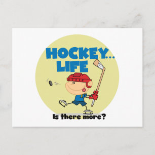 Hockey is There More T-shirts and Gifts Postcard