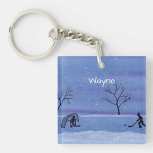 Hockey Key Ring