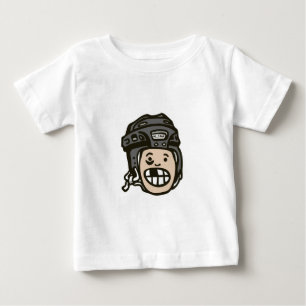 Hockey Kid Black Baby T-Shirt