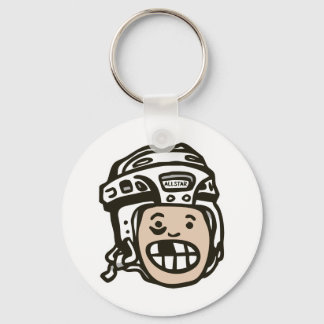 Hockey Kid Key Ring