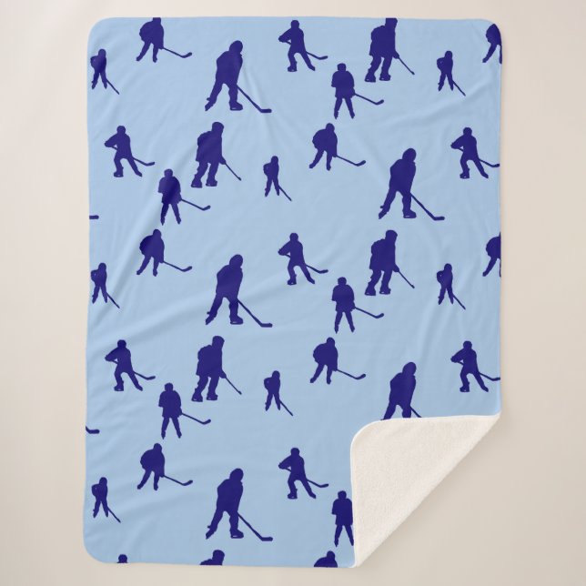 Hockey Kids Sherpa blanket (Front)