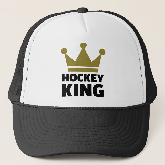 Hockey king trucker hat (Front)