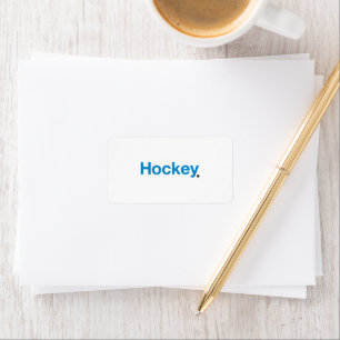 HOCKEY LABEL