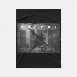 Hockey Life Fleece Blanket